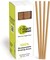 100 PCS of 8.25 Inches Unwrapped Biodegradable Straws – Made of Vegetable Fibers, Best Environment Friendly Drinking Straws for Hot and Cold Beverages
